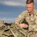 Capt. Kalin takes inventory of the netting collected by his team