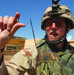 Staff Sgt. Rick Haerter displayes a armor-piercing round