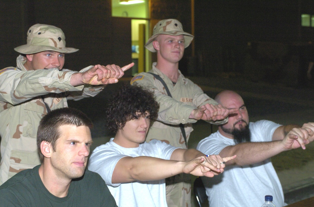 Members of the alterative rock band Adema