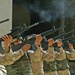 An Honor Guard fires a 21 Gun salute