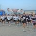 Soldiers participating in the Tallil Air Base/Boston Marathon