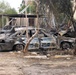 Damage caused by a vehicle-borne IED explosion