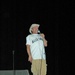 Tom Foss entertains a crowd of Soldiers at Cedar Point II