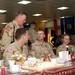 Maj. Gen. Shellito had breakfast and conversation with Soldiers
