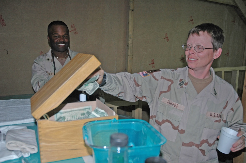 MSgt. Campos does her part to keep the shop running