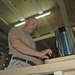 Sgt. 1st Class Rick Weiss pours a cup of coffee