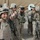 Maj. Sharon Shapiro gives a motivational speech to soldiers