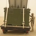 SSgt. Cody Williams responds during a dust storm