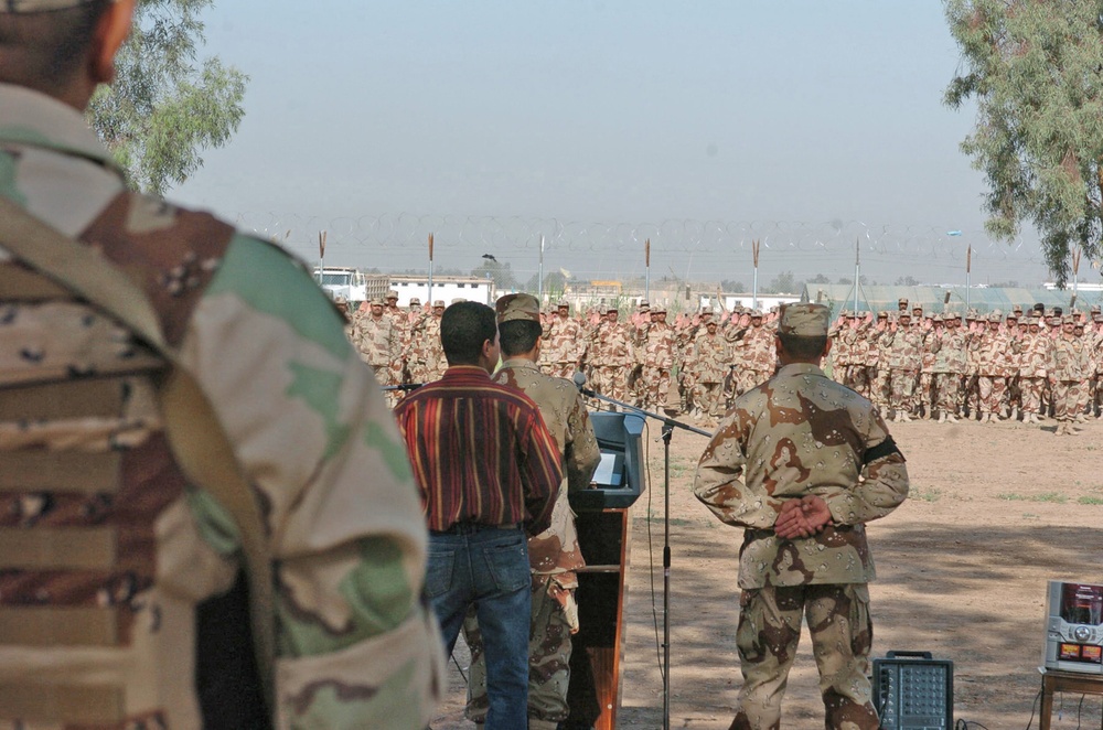 Command Sgt. Maj. Mustofa addresses graduating class