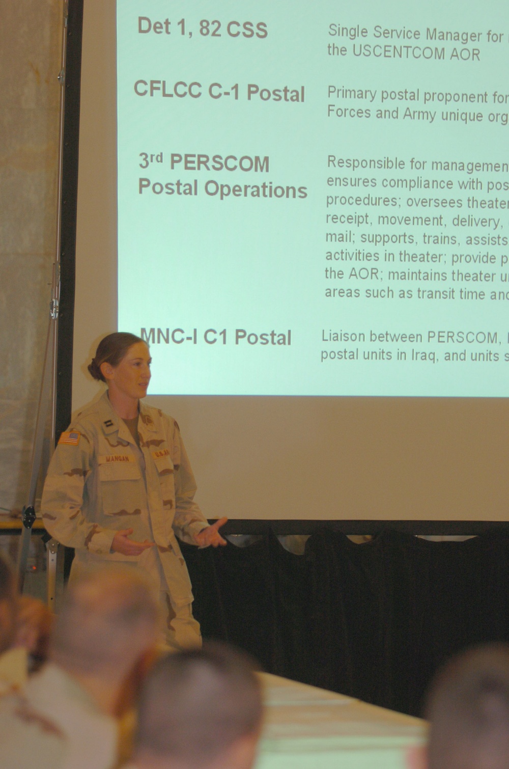 OIF theater mail conference