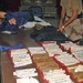 Iraqi Army Soldiers inventory munitions and explosives seized