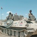 An Iraqi MTLB armored personnel carrier
