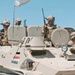 Soldiers scan their sectors in west Baghdad