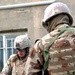 Colomb checking map during a cordon and search operation