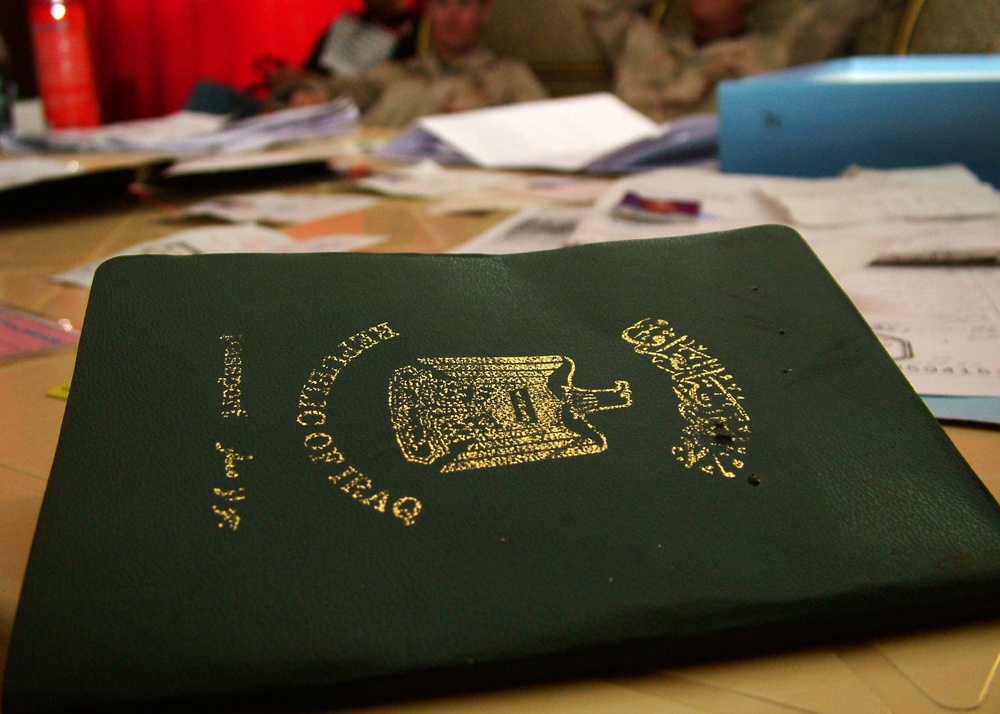 This passport is one of many counterfeit documents