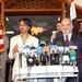 Condoleezza Rice and Iraqi Prime Minister Ibrahim Al-Jafaari