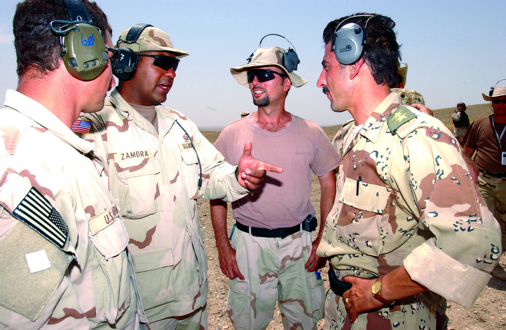 Special Forces and ROK Army training Iraqi Soldiers