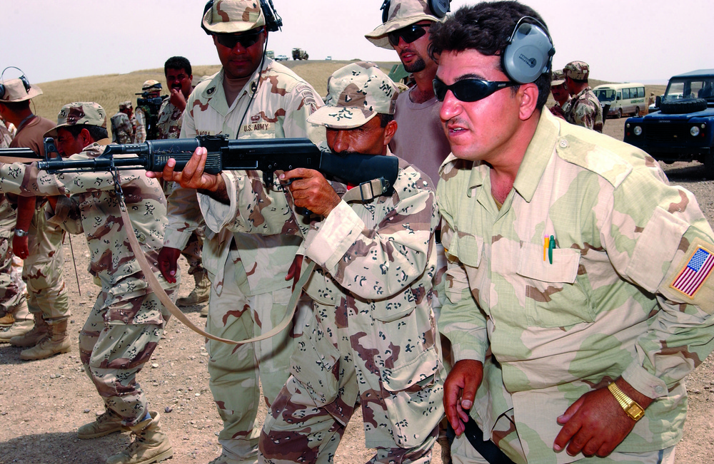 Special Forces and ROK Army training Iraqi Soldiers