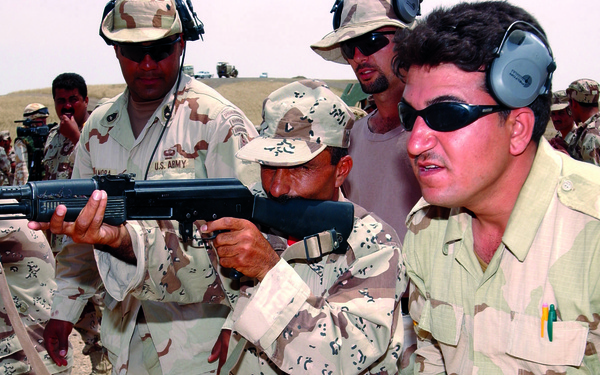 Special Forces and ROK Army training Iraqi Soldiers