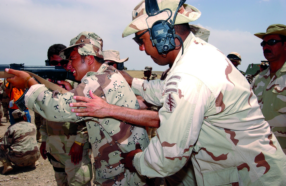 Special Forces and ROK Army training Iraqi Soldiers