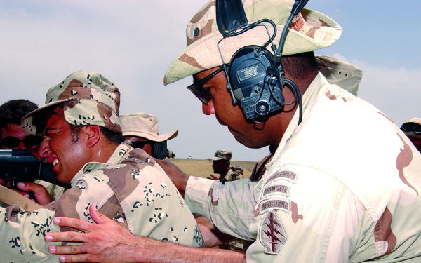 Special Forces and ROK Army training Iraqi Soldiers