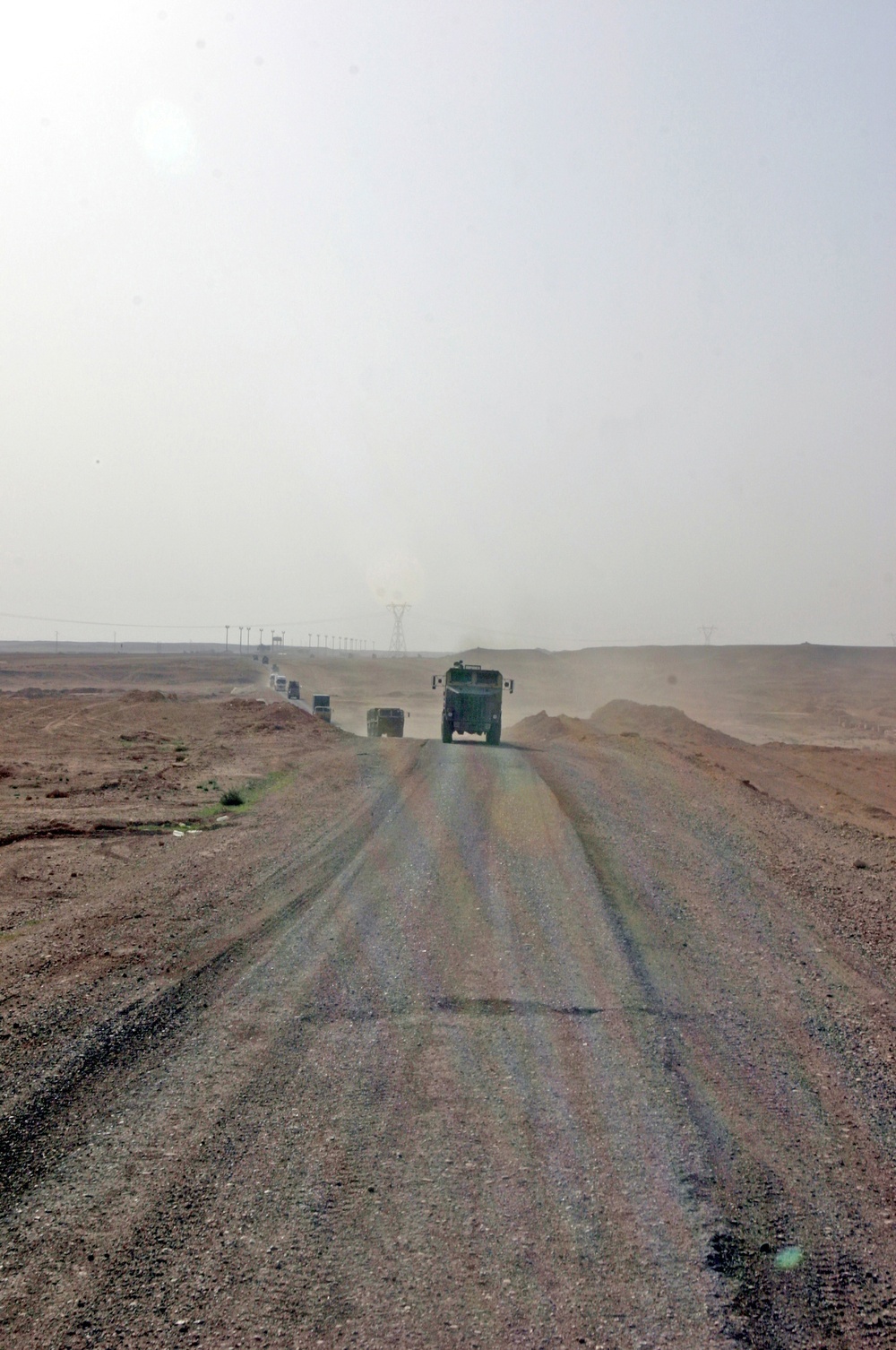 Marines conduct a convoy from Al Asad to Haditha