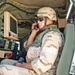 Pvt. William Davenport monitors the radio