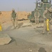 Marines use shovels and jackhammers