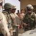 2nd Lt. Lorsung talks to an Iraqi army squad leader