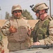 2 Lt. Lorsung talks to an Iraqi army squad leader