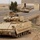 An platoon of M3A3 Bradley Fighting Vehicles An platoon of M3A3 Bradley Fighting Vehicles