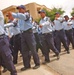 200 Iraqi Police recruits march toward the graduation