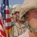 Combat Color Guard for the change of command