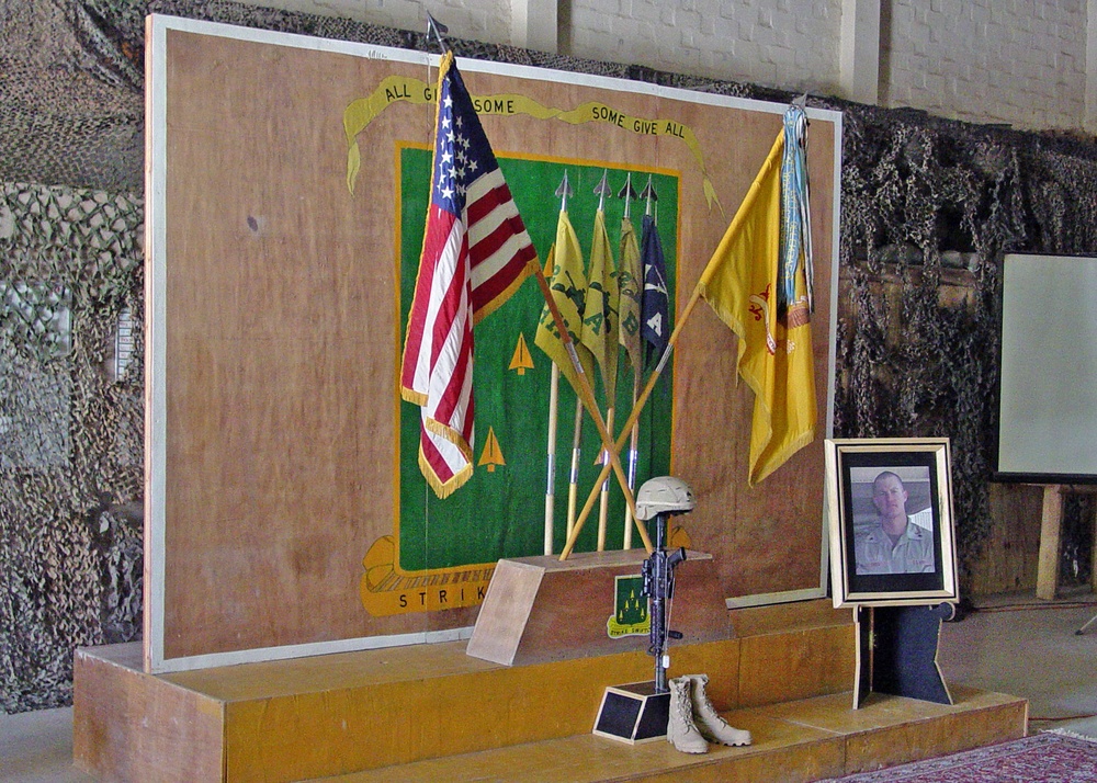 Task Force 2-70 honor Sgt. Kenneth J. Schall