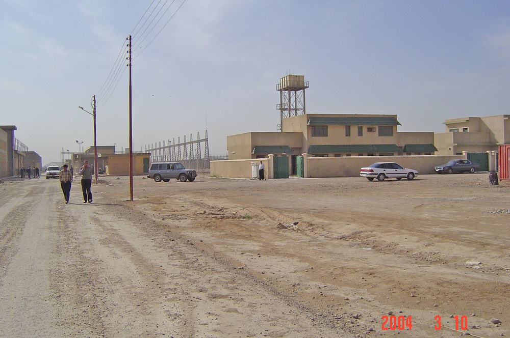 The newly upgraded electrical substation