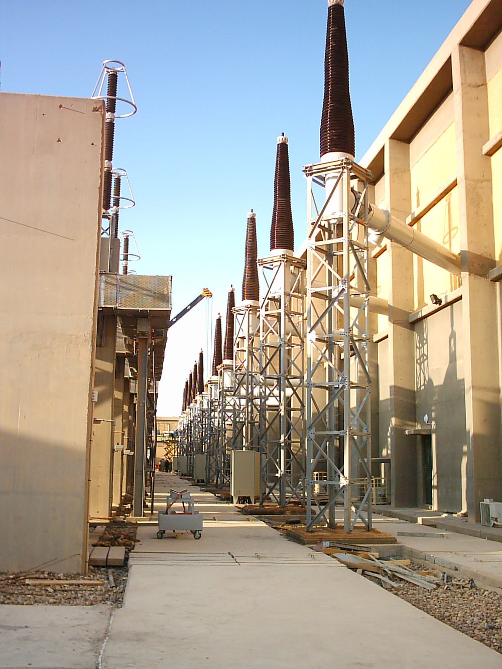 Al Ameen substation is a 400-kilovolt gas-insulated system