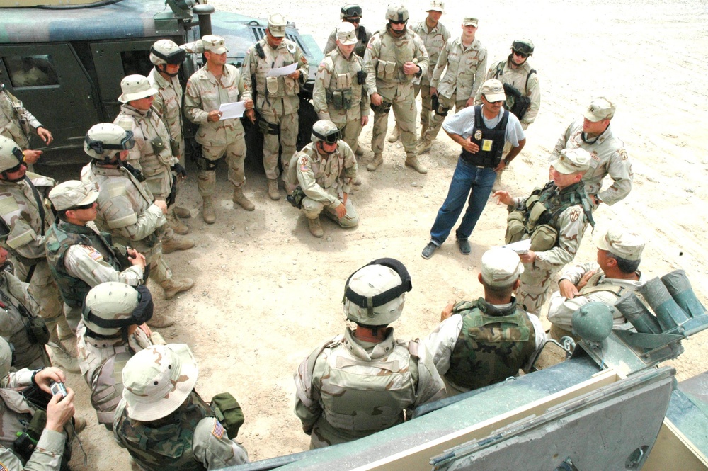 Military police supply, train Iraqi Highway Patrol