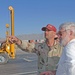 1 Lt Benjamin Roope briefs Mr. Nelson F. Gibbs