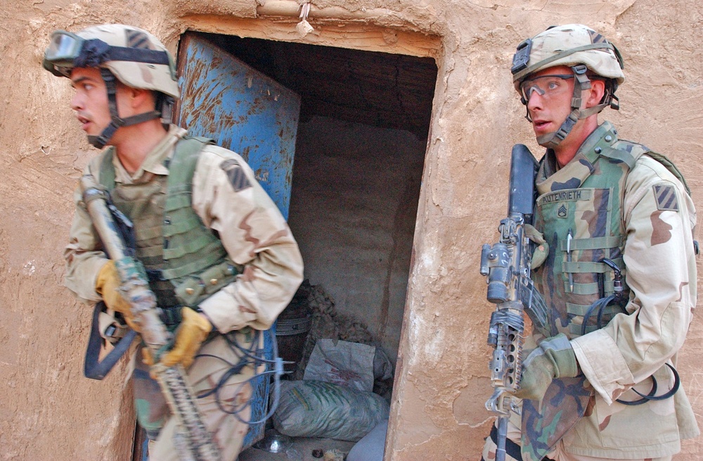 SSgt. Logan Siebert and Staff Sgt. Fritz Autenrieth