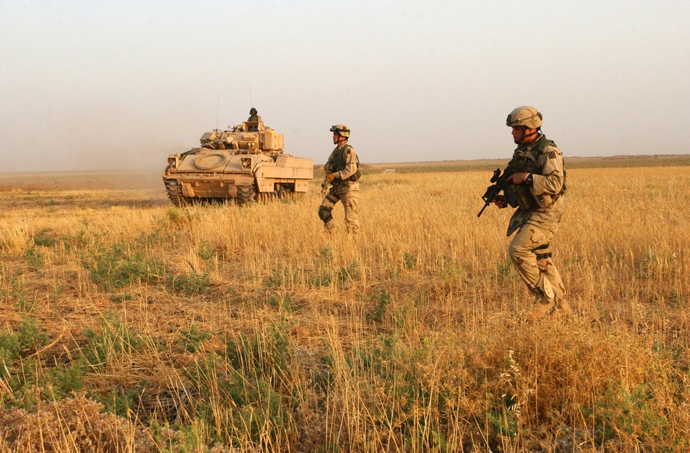 Staff Sgt. Logan Siebert and Spc. Curtis Winston