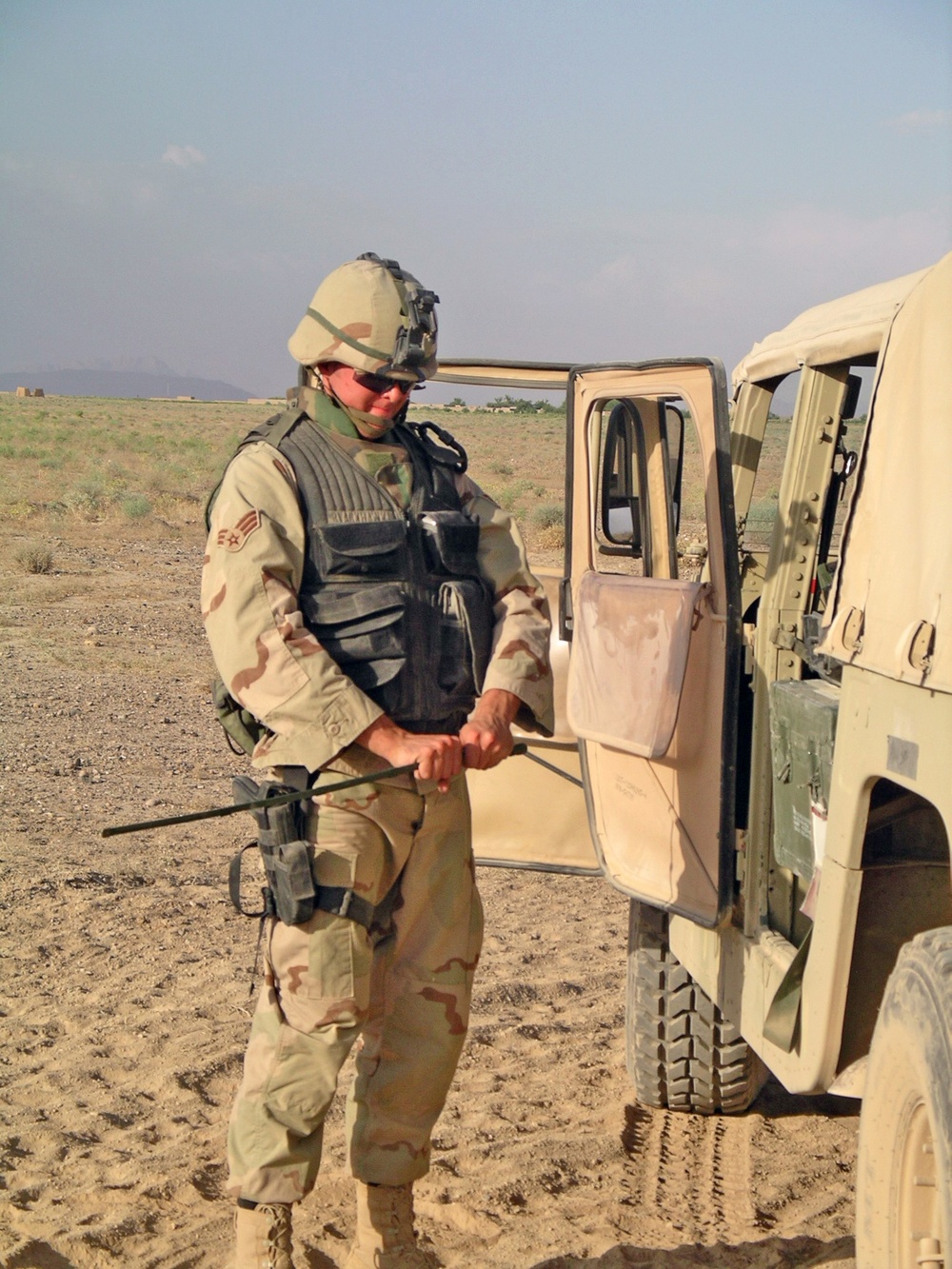 Senior Airman Gerig assembles a remote fire device