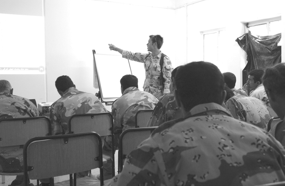 Soldiers are currently receiving classroom training