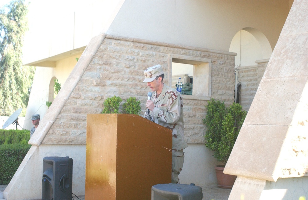 426th Civil Affairs Battalion Transfer of Authority
