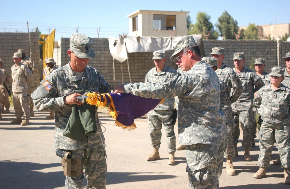 426th Civil Affairs Battalion Transfer of Authority