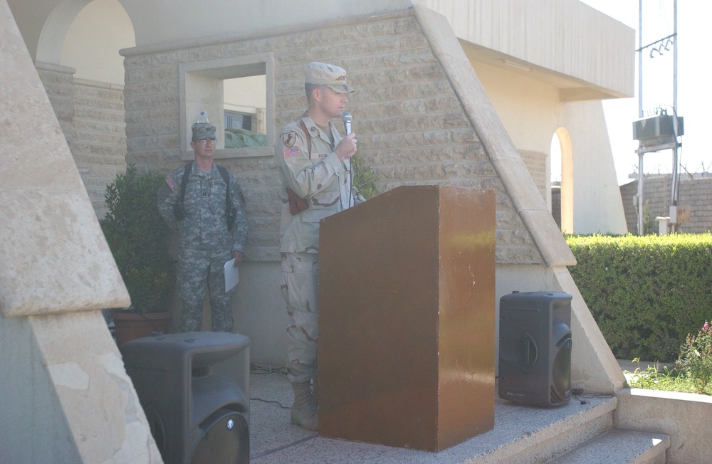 426th Civil Affairs Battalion Transfer of Authority