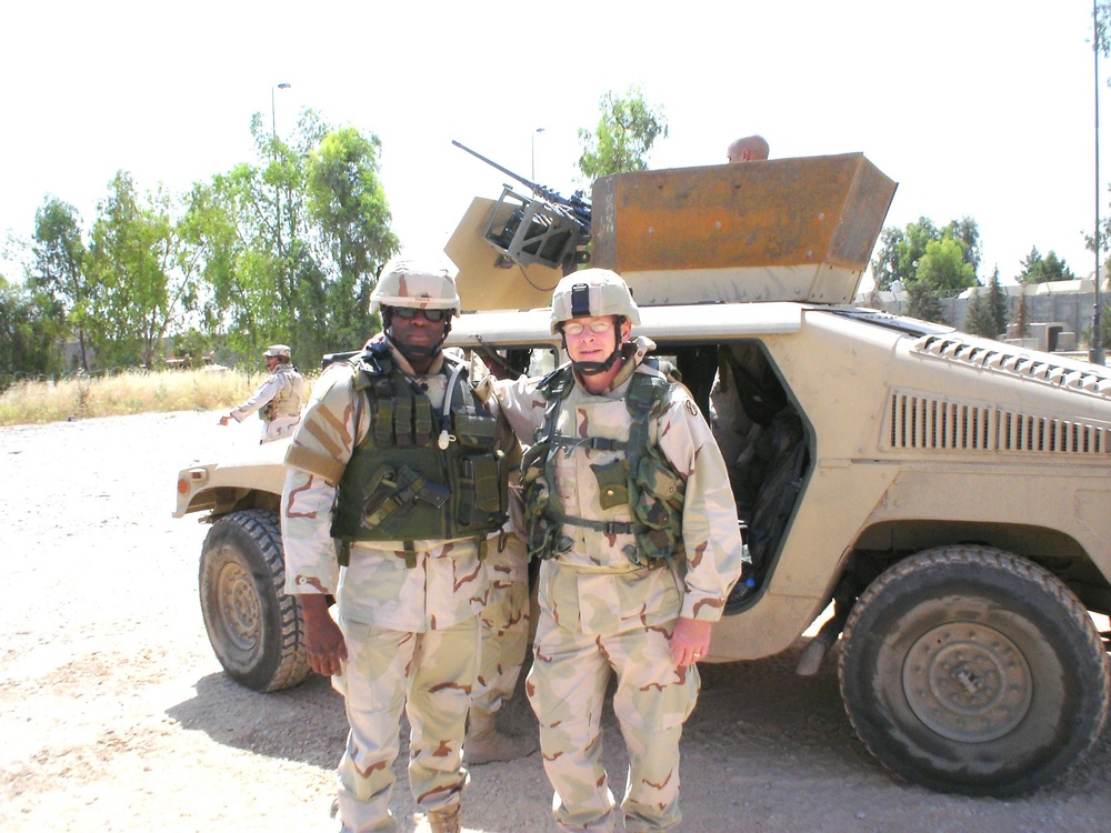 SFC Lance Milsted with Soldier