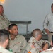 Representatives Jim Saxton (D) Ga., visits with Soldiers