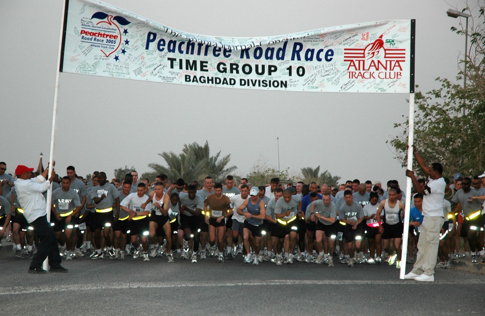 Peachtree Road Race July 3 at Camp Victory