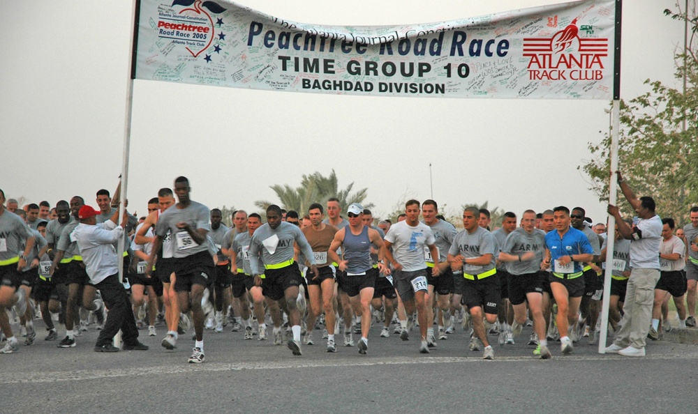 Peachtree Road Race July 3 at Camp Victory