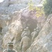 3rd ACR Soldiers search small caves outside Afghani.